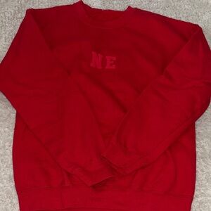 Classic Red Crewneck Sweater